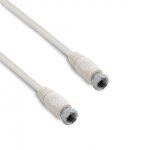 Câble tv satellite coaxial fiches f mâle / mâle 5 m Câble tv satellite coaxial fiches f mâle / mâle 5 m