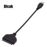 Câble usb 3. 0 sata 3 vers usb jusqu'à 6 gbps pour disque dur externe ssd de 2. 5 pouces, 22 broches Câble usb 3. 0 sata 3 vers usb jusqu'à 6 gbps pour disque dur externe ssd de 2. 5 pouces, 22 broches
