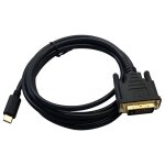 Cable usb type - c vers dvi adaptateur usb type - c vers dvi 24 + 1 4k 30 hz (1, 8 m) pour 3 pour 2017 ...
