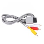 C�ble wii av vers rca audio vid�o composite pour nintendo wii 1, 8 m