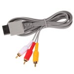 Cble wii av vers rca audio vido composite pour nintendo wii 1, 8 m