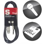 Câble xlr 3 broches femelle vers jack 6. 35 mâle mono longueur 3 métres Câble xlr 3 broches femelle vers jack 6. 35 mâle mono longueur 3 métres