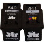 Canon pg - 540 cl - 541 : lot 2 cartouches compatible pour pixma mg3200 mg3250 mg3500 mg3550 mg4150 mg4250 ...