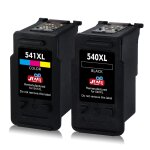 Canon pg - 540xl cl - 541xl cartouches d'encre (1 noir, 1 tri - couleur)