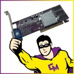 Carte graphique amd ati radeon 7000 32mb agp vga tv / out high - profil