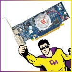 Carte graphique amd radeon hd2350 64mo lp pci - express dvi s - video high - profile