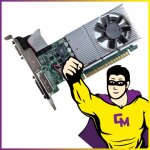 Carte graphique asus nvidia geforce gt 720 2go ddr3 vga hdmi dvi high profile