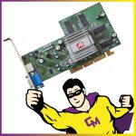 Carte graphique ati radeon 9000 64mo agp vga s - video high - profile Carte graphique ati radeon 9000 64mo agp vga s - video high - profile