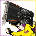 Carte graphique gigabyte nvidia gtx 1050 2go gddr5 pcie hdmi dp dvi high profile