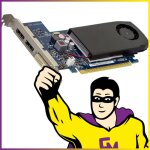 Carte graphique hp nvidia gt630 2 go 702084 - 001 pci - e dp dvi high - profile