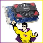 Carte graphique nvidia asus geforce gt 730 4go ddr3 pci - express hdmi dvi vga