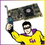 Carte graphique nvidia geforce 2 mx40 agp vga tv composite high - profile