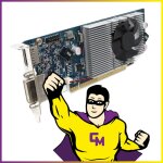 Carte graphique nvidia geforce 405 1go ddr3 pci - express dp dvi - i low profile