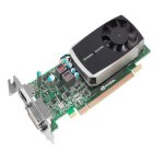 Carte graphique nvidia quadro 600 1gb ddr3 display port dvi - i pci - e low profile