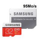 Carte m�moire micro sd sdhc samsung 32go evo plus 95mo / s uhs - i classe 10 adaptateur inclus