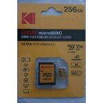Carte mmoire sd kodak - carte sd 256 go uhs - i u3 v30 sdhc / xc - carte mmoire - vitesse de lecture ...