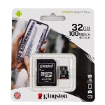 Carte micro - sd kingston canvas select� plus avec adaptateur - uhs - i classe 10 / sp�ciale fhd 100mb ...