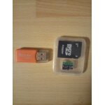 Carte micro sd pny elite 1tb et micro sd adapter lock dans boitier et clef usb 2. 0