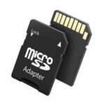 Carte micro sd pny elite 2tb et micro sd adapter lock. dans boitier.