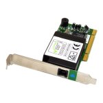 Carte modem 56k dell 0130nk v90 data fax pci port unique Carte modem 56k dell 0130nk v90 data fax pci port unique