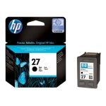 Cartouche d'encre origine hp 27 c8727ae noir pour deskjet 36xx, 56xx; fax 12xx; officejet 42xx, 43xx, ...