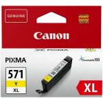 Cartouche d'encre - imprimante canon cli - 571 xl grande capacit� jaune (cli571xl)