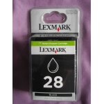 Cartouche d'encre noire / black pour imprimante lexmark nr. 28 / 18c1528 / 18c1528e