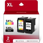 Cartouches d'encre pg - 540xl cl - 541xl remanufactur�es compatibles pour cartouche canon 540 541 xl ...