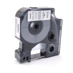 Cassette cartouche ruban 12mm vhbw pour dymo dymo 2000, 3500, 4500, 5000, 5500 comme dymo d1, 45013.