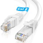 Cat 6 cable ethernet 5m, cable rj45 5m haute vitesse cble rseau intrieur, 23awg 1000mbps cble ethernet ...