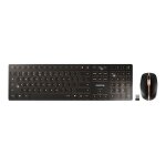 Cherry dw 9000 slim - ensemble clavier et souris - sans fil - 2. 4 ghz, bluetooth 4. 0 - us avec le symbole ...
