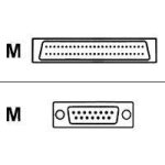 Cisco - cble x. 21 (dte) - srie intelligente (m) pour 15 pin d - sub (db - 15) (m) - 3 m - blind - ...