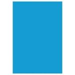 Clairefontaine pollen - papier - turquoise - 82 x 128 mm - 210 g / m - 25 carte(s) cartes � fibres teint�es ...