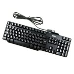 Clavier azerty noir usb dell l100 dj329 sk - 8115 rt7d50 pc keyboard 104 touches