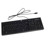 Clavier azerty noir usb hp pr1101u 537924 - 001 pc keyboard 105 touches