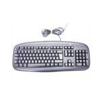 Clavier azerty ps2 logitech deluxe keyboard y - su61 noir 106 touches keyboard