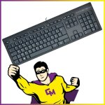 Clavier azerty usb hp tpa - l001k noir 105 touches keyboard