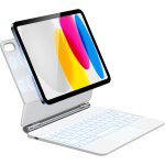 Clavier ipad 10 eme generation, avec multi - touch trackpad, rechargeable, rtroclairage 7 couleurs, ...