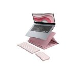 Clavier logitech casa pop up desk rose, support, clavier sans fil, pave tactile Clavier logitech casa pop up desk rose, support, clavier sans fil, pave tactile