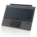 Clavier � pav� tactile sans fil pour microsoft surface pro 3 4 5 6 7 8 9 x go 1 2 3, avec r�tro�clairage ...