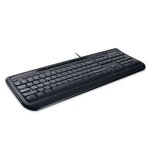 Clavier pc azerty noir usb microsoft keyboard 600 1366 anb - 00001 105 touches