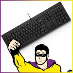 Clavier pc azerty usb hp ph0u ku - 1469 sk - 2120 kbar211 105 touches noir Clavier pc azerty usb hp ph0u ku - 1469 sk - 2120 kbar211 105 touches noir