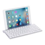 Clavier sans fil qwerty argent 460bt 78 touches ultra - mince mini sans bluetooth, support int�gr�, android ...