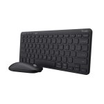 Clavier et souris sans fil multi - appareils trust lyra