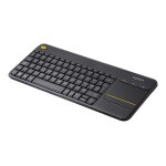 Clavier tactile sans fil logitech k400 plus - clavier - sans fil - 2. 4 ghz - italien - noir