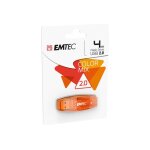 Cl usb 2. 0 emtec c410 color mix 4 go orange