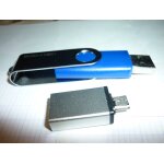 Cle usb 3. 0 256 gb avec adaptateur pour pc portable , tablette, ordinateur, et telephone mob ile