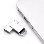 Cl� usb 64 go - usb 3. 0 & usb - c - haute vitesse de transfert - compatible pc, mac, smartphone, android, ...