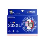 Comete - 302xl - 2 cartouches d'encre compatible avec hp 302 xl pour imprimante hp deskjet envy - comete ...