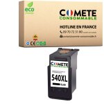 Comete - 540xl - 1 cartouche d'encre compatible avec canon pg - 540 / pg540 / 540xl compatible pour pixma ...